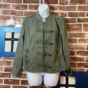 Women’s army green Jacket L Hollister